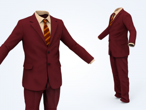 business suit man 3D Model