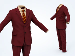 business suit man 3D Model