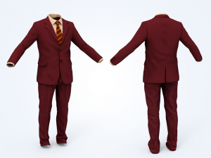 business suit man 3D Model