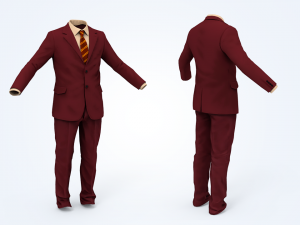 business suit man 3D Model