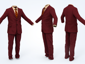 business suit man 3D Model