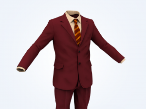 business suit man 3D Model