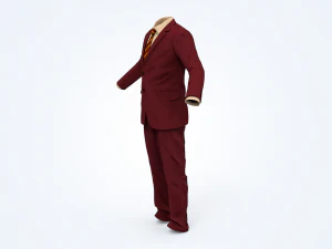 business suit man 3D Model