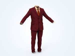 business suit man 3D Model