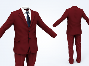 business suit man 3D Model