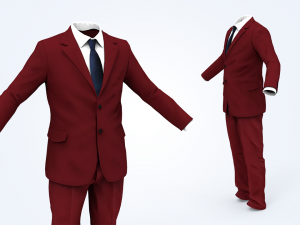 business suit man 3D Model