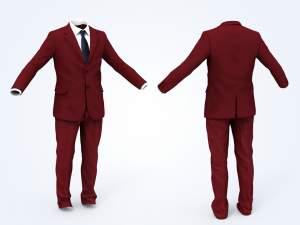 business suit man 3D Model
