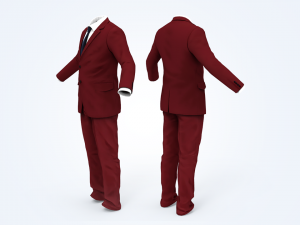 business suit man 3D Model