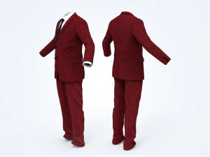 business suit man 3D Model