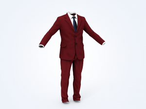business suit man 3D Model