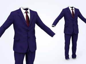 business suit man Model 3D