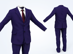 business suit man 3D Model