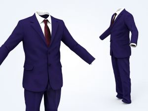 business suit man 3D Model