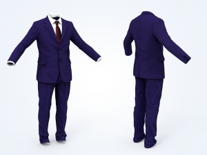 business suit man 3D Model