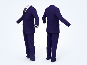 business suit man 3D Model