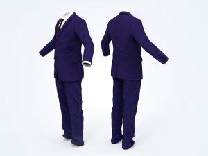 business suit man 3D Model