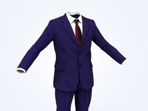 business suit man 3D Model
