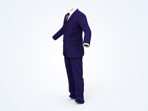 business suit man 3D Model