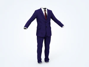 business suit man 3D Model