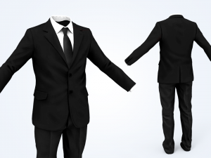 business suit man 3D Model