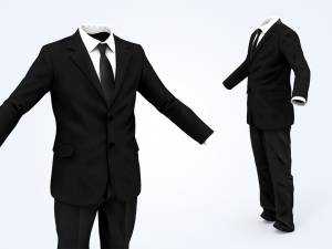 business suit man 3D Model