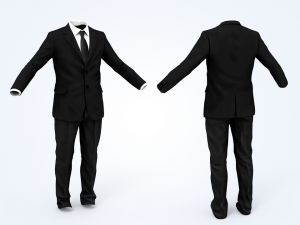 business suit man 3D Model