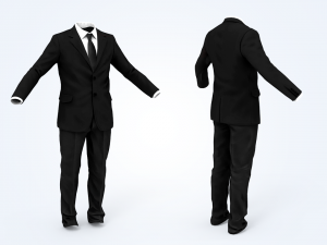 business suit man 3D Model