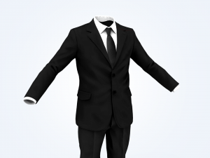 business suit man 3D Model