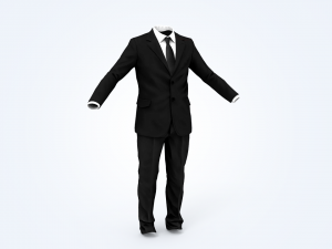 business suit man 3D Model