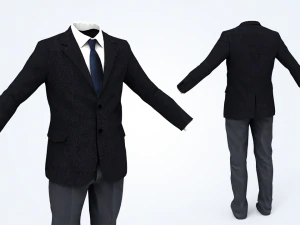 business suit man 3D Model
