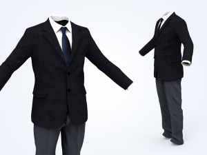 business suit man Modelo 3D