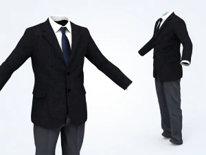 business suit man 3D Model