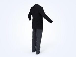 business suit man Modelo 3D