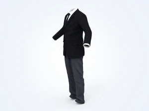 business suit man 3D Model