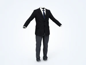 business suit man 3D Model