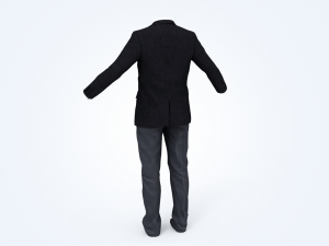 business suit man Modelo 3D