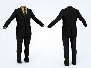 business suit man 3D Model