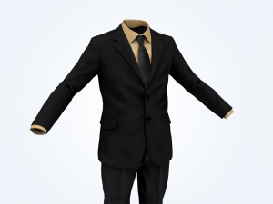 business suit man 3D 모델