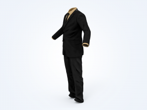 business suit man 3D 모델