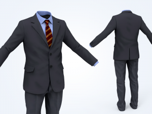 business suit man 3D Model