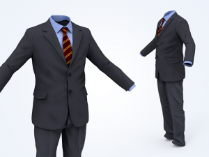 business suit man 3D Model