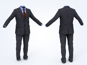 business suit man 3D Model