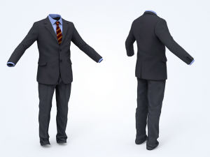 business suit man 3D Model