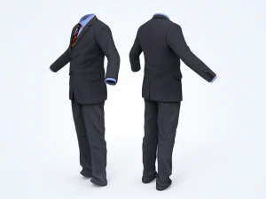business suit man 3D Model