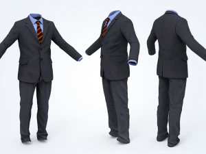 business suit man 3D Model