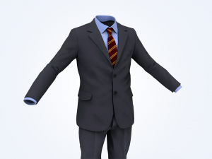 business suit man 3D Model