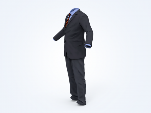 business suit man 3D Model