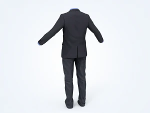 business suit man 3D Model