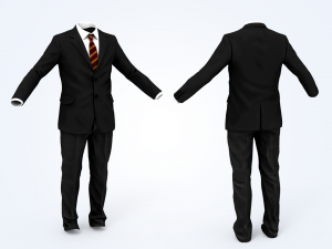 business suit man Modelo 3D