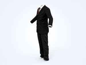 business suit man Modelo 3D